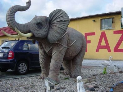Große Elefant Figur Statue Skulptur Figuren Skulpturen Garten Dekoration Laden