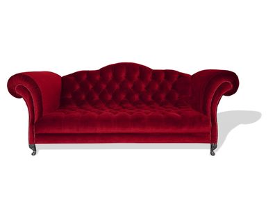 Chesterfield Sofa 3 Sitz Polster Designer Couchen Sofas Garnitur Couch Neu Rot