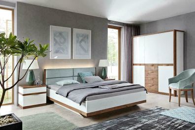 Klassisches Bett Betten Ehebett Doppelbett Holzbett Landhaus - Model CM-B4