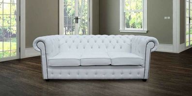 Chesterfield Design Luxus Polster Sofa Couch Sitz Garnitur Leder Textil Neu #243