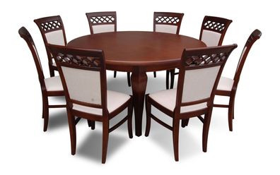 Runder Tisch Rundtisch Holztisch Rund Konferenztisch Besprechungstisch 8 Stühle