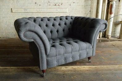 Design Chesterfield Stoff Couch Sofa Polster Sofas Neu Sofa 2 Sitzer