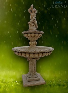 Springbrunnen Fontäne Fontaine Brunnen Wasserspiel Römische Garten Deko Neu 1073