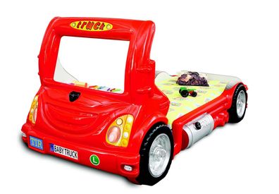 LKW Auto Truck Kinder Kinderbett Jugendbett Bett Betten Kindermöbel Neu rot