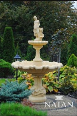 Zierbrunnen Springbrunnen Brunnen Garten Dekoration Fontaine Teich ELENA AMANDA