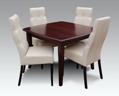 Tisch + 4 Stühle Set Garnituren Komplett Wohnzimmer Esszimmer Ausziehbar 250cm