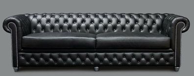 Chesterfield 3 Sitzer XXL Polster Sitz Couch Sofa Garnitur Big Couchen 2016-22
