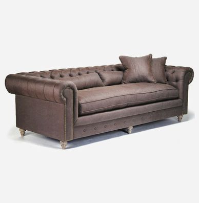 Chesterfield Sofa 3 SITZER Polster Designer Couchen Sofas Garnitur 2016-17