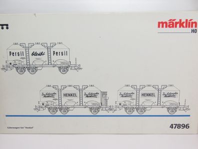Märklin 47896 - Güterwagen-Set Henkel - HO - 1:87 - Originalverpackung