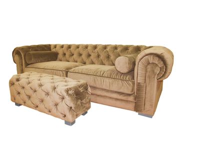 Chesterfield Sofa Polster Designer Couchen Sofas Garnitur Couch Dreisitzer ?40