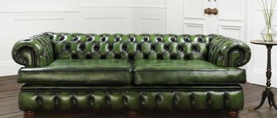 Chesterfield 3 Sitz Couch Polster Garnitur Sofa Leder Sofa Textil Couchen Neu