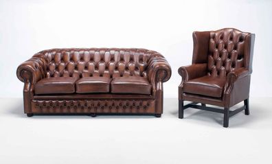 Chesterfield Sofa Polster Designer Sofas Garnitur Couch Samt Ledersofa 2016-10