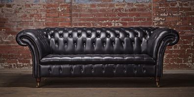 Chesterfield Polster Sofa Couch Designer Garnitur Couchen Klassisch 16101308 Neu