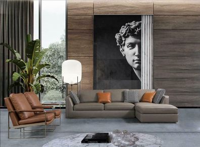 Eck Leder Design Sofa Italienische Möbel Sitz Polster Couch Landschaft Garnitur