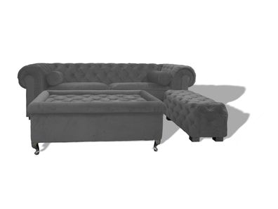 Chesterfield Sofa Polster Designer Couchen Sofas Garnitur Couch SLIII Sofa ?21