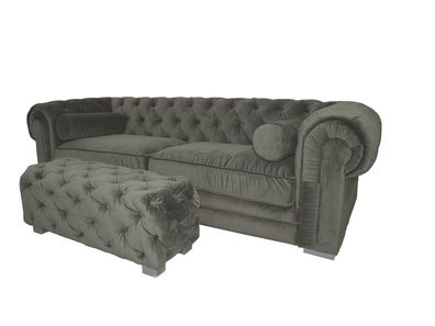 Chesterfield Sofa Polster Designer Couchen Sofas Garnitur Couch SLIII Sofa ?59