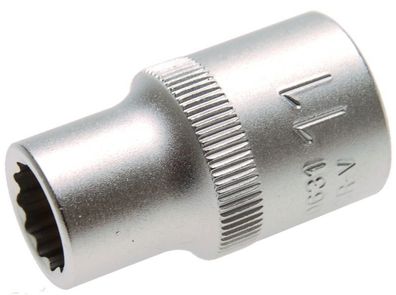 12-kant Stecknuss SW 11mm , 1/2" , kurz