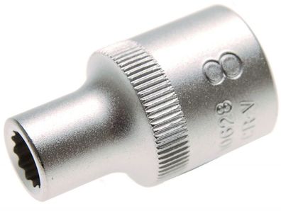 12-kant Stecknuss SW 8mm , 1/2" , kurz