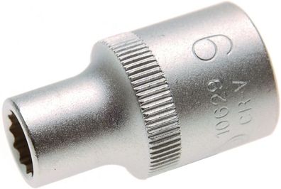 12-kant Stecknuss SW 9mm , 1/2" , kurz