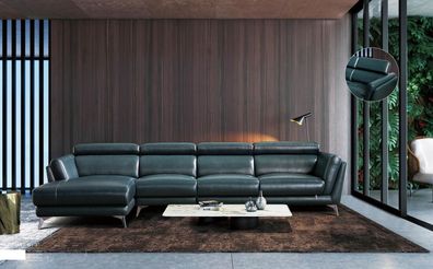 Italienische Design Eck Sofa Couch Sitz Polster Eck Garnitur Couchen Ecke Leder