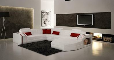 Design Ecken Big Polster Eck Sofa Couch XXL Leder Sofas Garnitur Wohnlandschaft