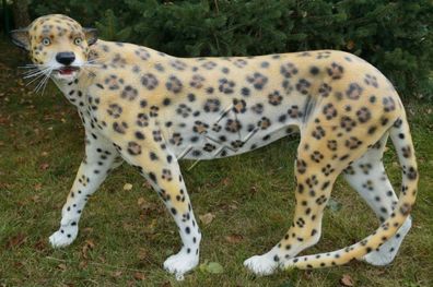 Design Leopard Figur Statue Skulptur Figuren Skulpturen Garten Dekoration Deko