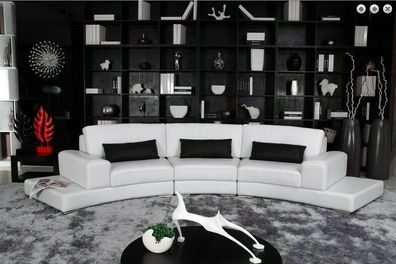U Form Sofa Couch Polster Garnitur Wohnlandschaft Design Ecksofa Leder Neu A1130