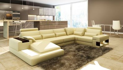 Moderne Designer Ecksofa U Form Wohnlandschaft Couch Sofas Polster Ecke 2278 2