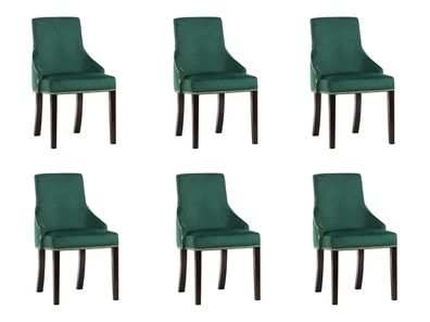 6x Design Polster Sitz Stühle Stuhl Seht Garnitur Sessel Lounge Club Set