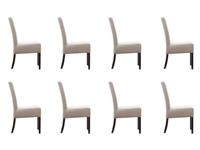 8x Stuhl Set Polster Sitz Stühle Garnitur Wartezimmer Kanzlei Praxis Lounge Club