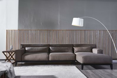 Garnitur Italien Sofa Leder Eck Couch Sitz Landschaft L Form Luxus Wohn Polster