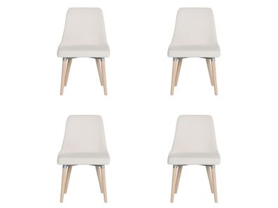 4x Design Polster Sitz Stühle Stuhl Seht Garnitur Sessel Lounge Club Set