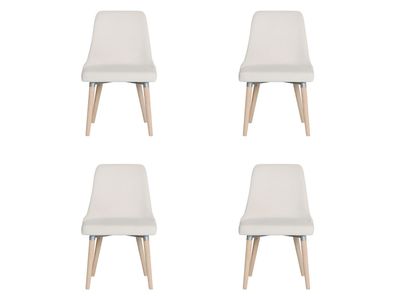 4x Design Polster Sitz Stühle Stuhl Seht Garnitur Sessel Lounge Club Set