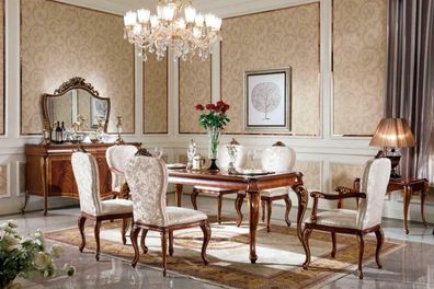 Klassischer designer Big Tisch Esszimmer Barock Holz Antik Stil Rokoko Tische