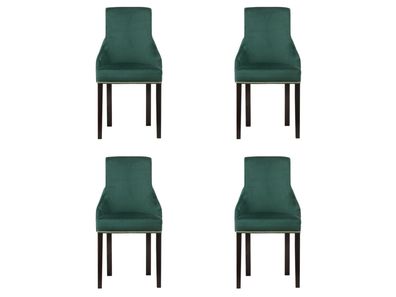 4x Design Polster Sitz Stühle Stuhl Seht Garnitur Sessel Lounge Club Set