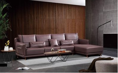 Italienische Design Eck Sofa Sitz Polster Eck Garnitur Couchen Ecke Leder Couch