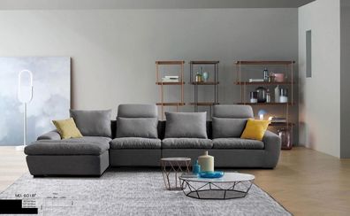Sofa Eck Couch Designer Ecke Couchen Wohn Landschaft Garnitur Textil Polster