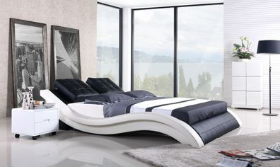 Design Betten Doppel Hotel Gestell Schlaf Zimmer Leder Luxus Modernes Bett Ehe