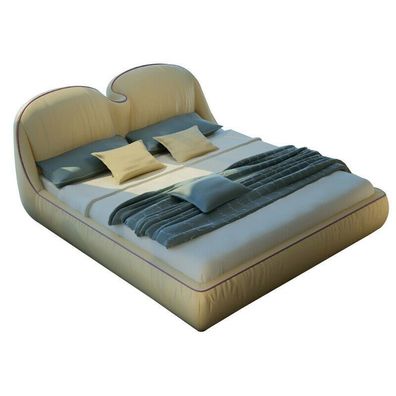 Design Betten Leder Bett Doppel Luxus Ehe Modernes Hotel Gestell Schlaf Zimmer