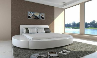 Rundes Bett Rund Design Betten Leder Doppel Luxus Hotel Gestell Schlaf Zimmer