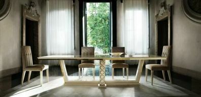 8 Stühle Esszimmer Stuhl Rokoko Barock Jugendstil royal luxus Möbel Designer