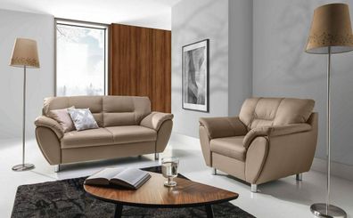 Design 2 Sitzer Relax Sofas Sofa Textil Polster Couch Stoff Couchen Lounge Club