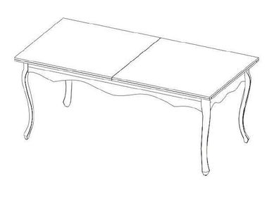 Holztisch Holz Handarbeit Klassische Tische Tisch Esstisch - Model PR-2