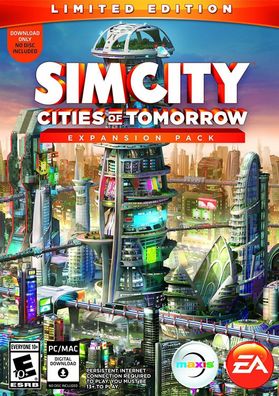 SimCity Cities of Tomorrow Add-On (PC 2013, Nur Origin Key Download Code) No DVD