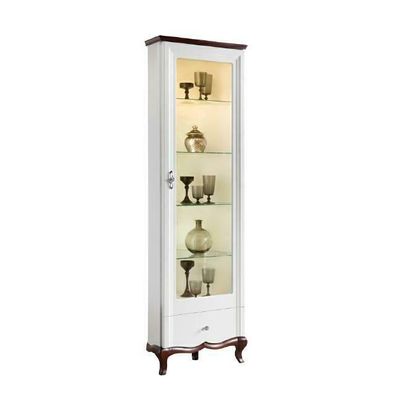 Massivholz Echtholz Handarbeit Klassische Vitrine Vitrinen Schrank Vitrinen MIWN