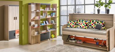 Komplett Jugendzimmer Kinderzimmer Bett Schreibtisch Schrank Schreibtisch NEU