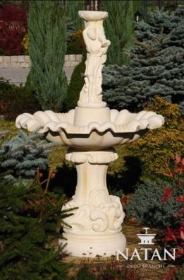 Zierbrunnen Springbrunnen Skulptur Brunnen Dekoration Garten Fontaine Neu 157cm