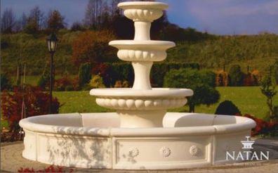 Becken für Zierbrunnen Skulptur Springbrunnen Brunnen Garten Fontaine Teich Neu
