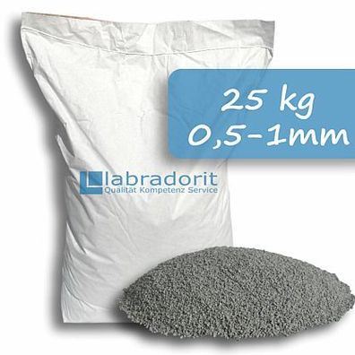 Zeolith 25kg 0,5 -1 mm Filtersand Sandfilter Sand Filter Pool Filterkies Filtergranul