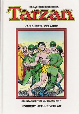 Tarzan Sonntagsseiten Jahrgang Hardcover 1957 Verlag Hethke
